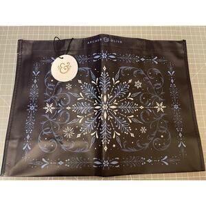 Archer And Olive Collectable Reusable Shopping Bag Tote ~ Snowflake